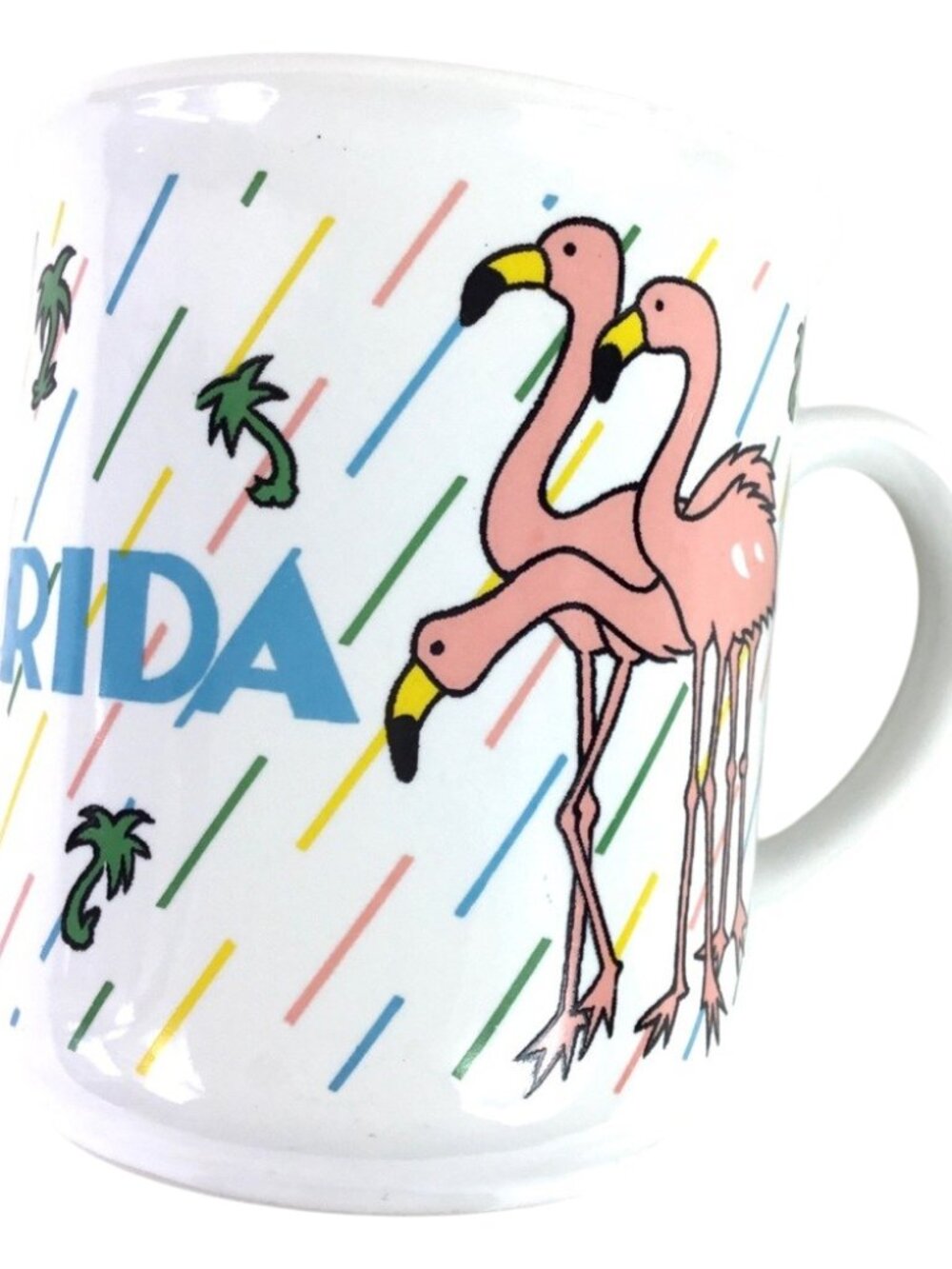 Vintage Florida Flamingo coffee mug
